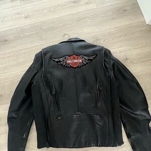 Vintage Harley-Davidson Black Leather Jacket